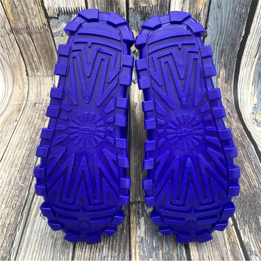 UGG Classic Brellah Rain Boot ROYAL BLUE Size 6 Waterproof Lined Mid Calf - Picture 11 of 13